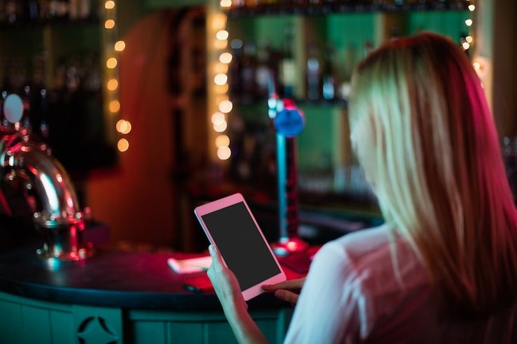 LinkAja mobile wallet interface on smartphone screen